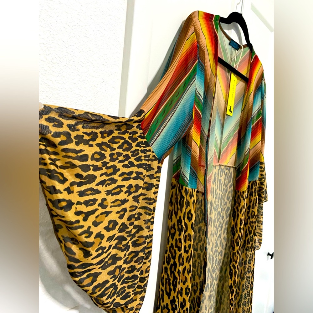 NWT The Haisley Multi Patterned Duster - Picture 3 of 8